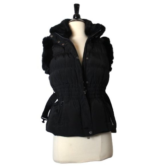 Rudsak Sleeveless Down-filled Vest with Fur - Picture 4 of 7